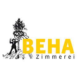 „BEHA Zimmerei“-Logo, zur Startseite